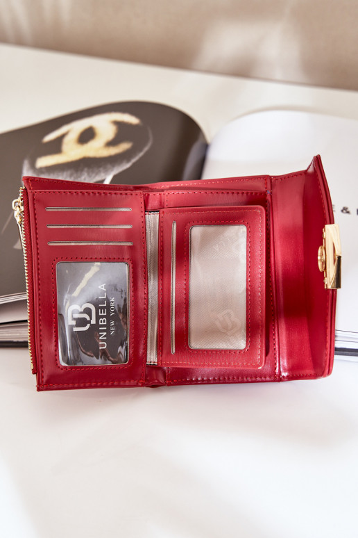 Lacquered Women's Wallet Red Rahner