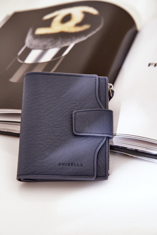 Women's Eco Leather Wallet Dark Blue Jezorea Women's Eco Leather Wallet Dark Blue Jezorea