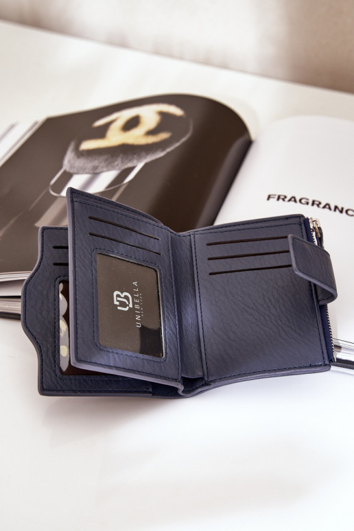 Women's Eco Leather Wallet Dark Blue Jezorea Women's Eco Leather Wallet Dark Blue Jezorea