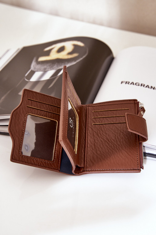 Women's Eco Leather Wallet Brown Jezorea Women's Eco Leather Wallet Brown Jezorea