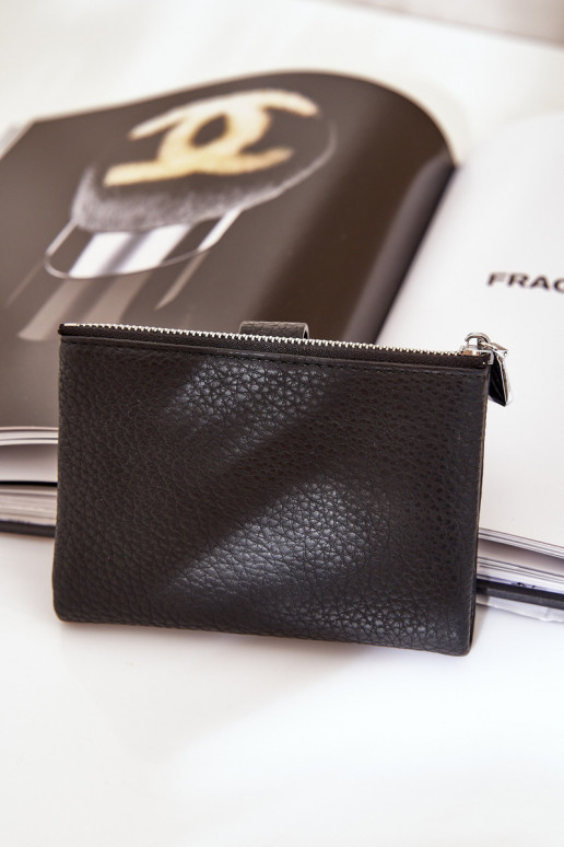 Eco Leather Women's Wallet Black Bronica