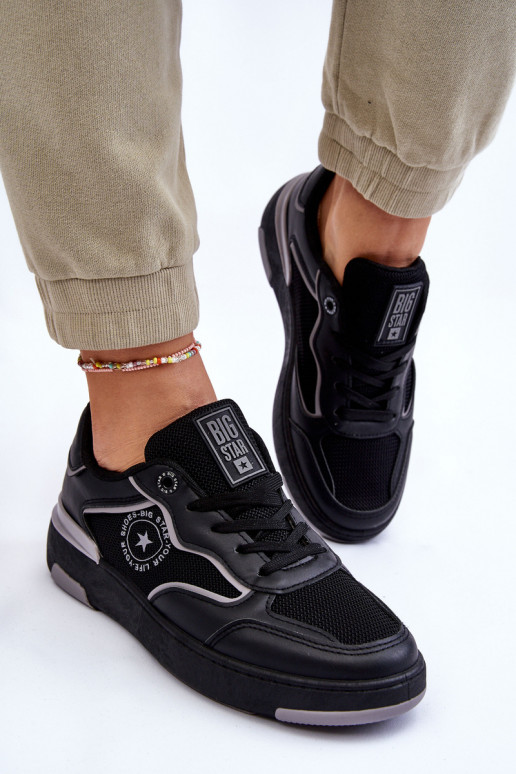 Women's Sports Shoes Big Star LL274443 Black and Gray