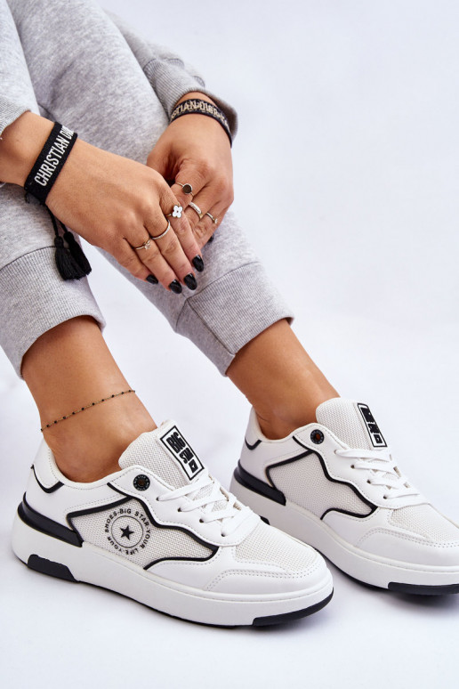 Women's Sports Shoes Big Star LL274440 Black and white Women's Sports Shoes Big Star LL274440 Black and white