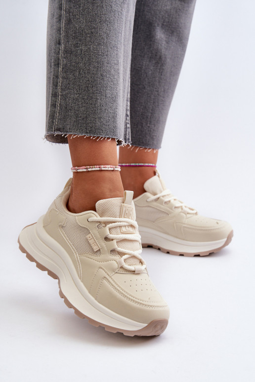 Sneakersy Damskie HI-POLY SYSTEM Big Star NN274A105 Beżowe