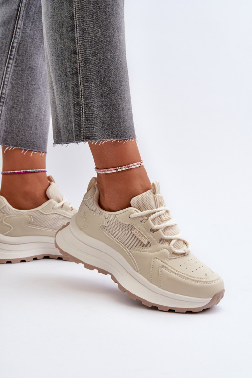 Women's Sneakers HI-POLY SYSTEM Big Star NN274A105 Beige