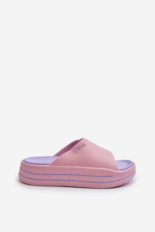 Women's Fashionable Big Star Slippers LL274A157 Light pink Women's Fashionable Big Star Slippers LL274A157 Light pink
