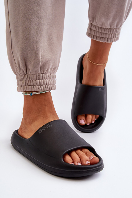 Light Women's Flip Flops Big Star NN274A042 Black