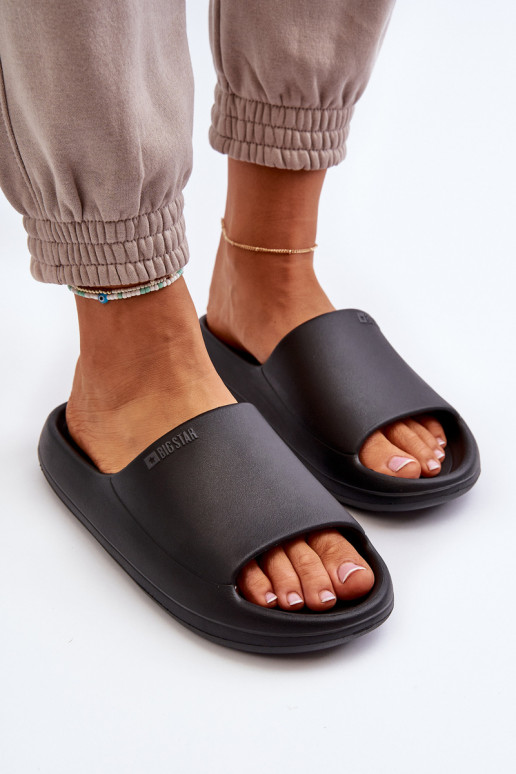 Light Women's Flip Flops Big Star NN274A042 Black