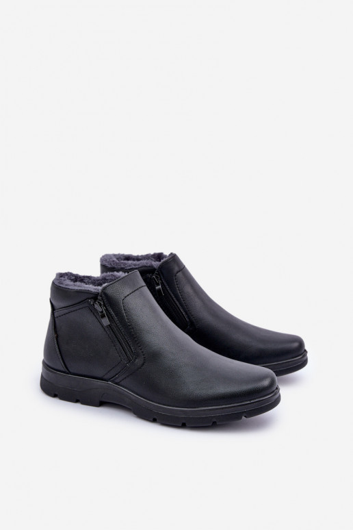 Warm Men's Boots Made Of Eco Leather... Warm Men's Boots Made Of Eco Leather...