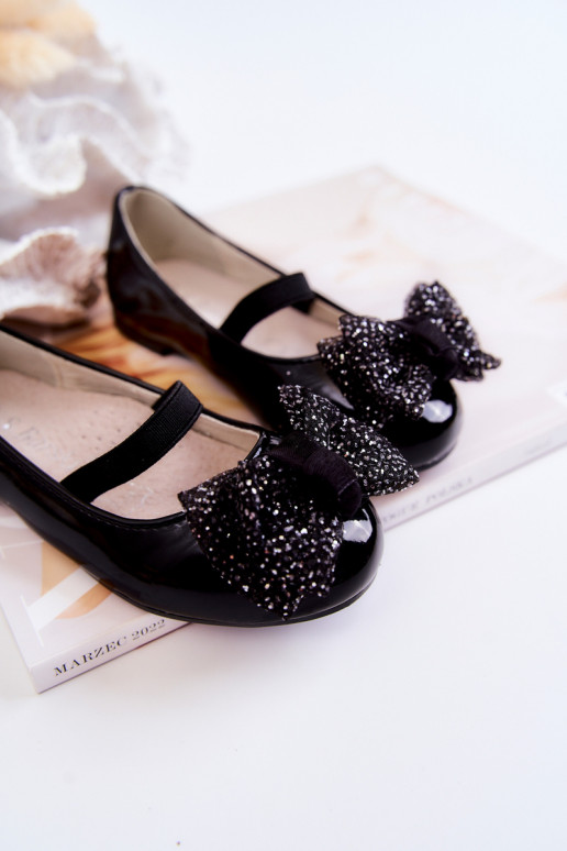 lakovan baler nky s mašl Black Zolly lakovan baler nky s mašl Black Zolly