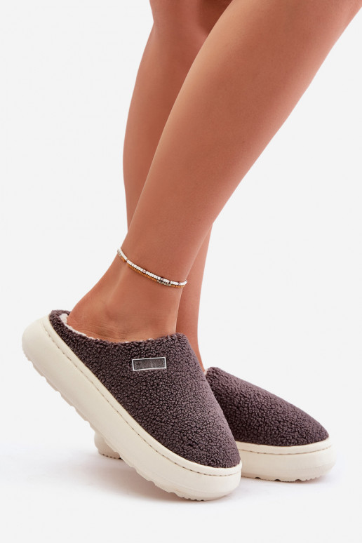 Warm Slippers On Thick Sole Big Star... Warm Slippers On Thick Sole Big Star...