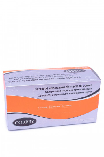 Disposable shoe measuring socks 120 pieces Corbby