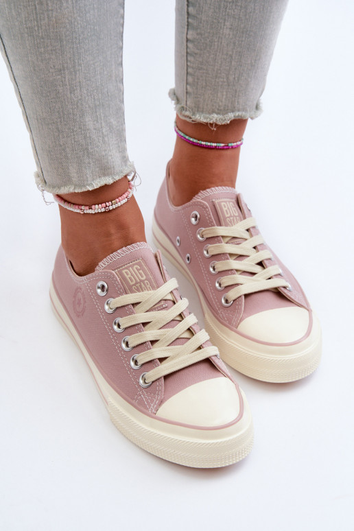 Low Women's Sneakers Big Star NN274270 Pink Low Women's Sneakers Big Star NN274270 Pink