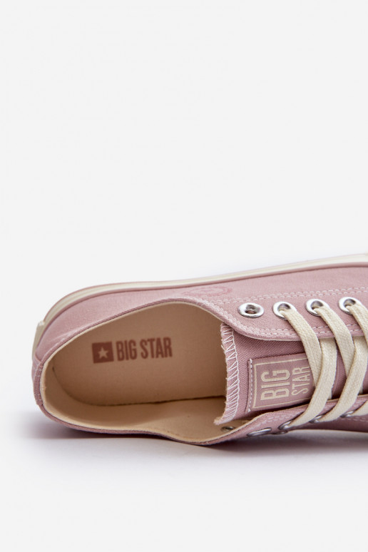 Low Women's Sneakers Big Star NN274270 Pink Low Women's Sneakers Big Star NN274270 Pink
