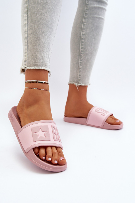 Women's Slippers Big Star NN274A647 Pink