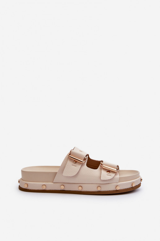 Women's Platform Sandals Big Star NN274083 Beige