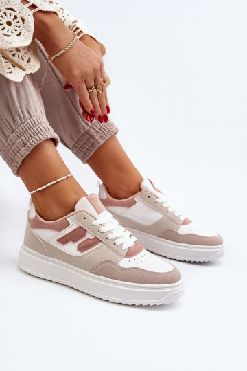 Women's Low Sneakers Beige Regines 2