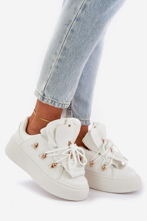 Women's Platform Sneakers White Dolistana Women's Platform Sneakers White Dolistana