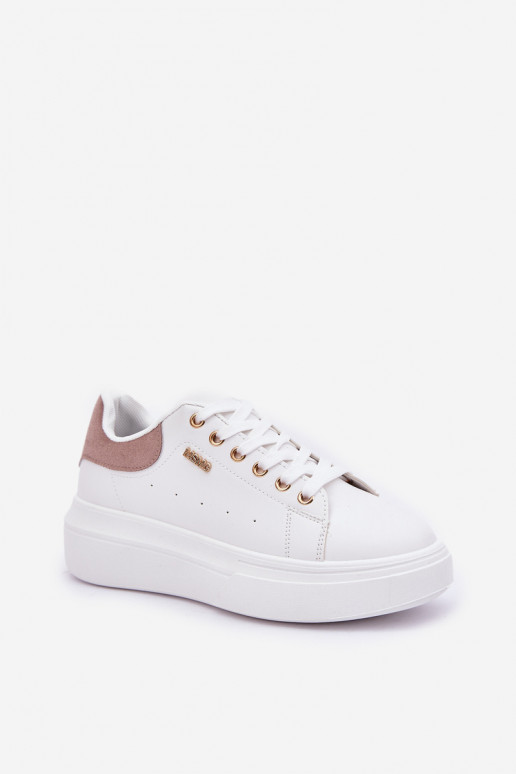 Women's Platform Sneakers Eco Leather White Lelandine Women's Platform Sneakers Eco Leather White Lelandine