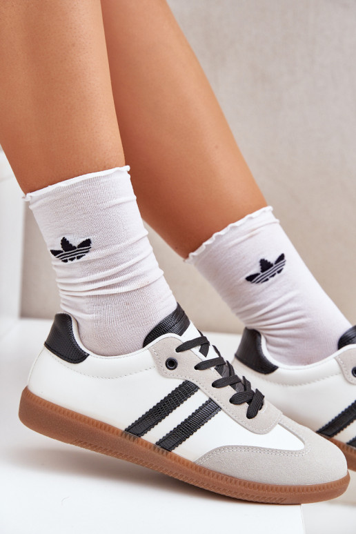 Low Sneakers Women's Black-White Loredis