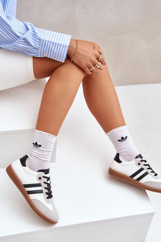 Low Sneakers Women's Black-White Loredis