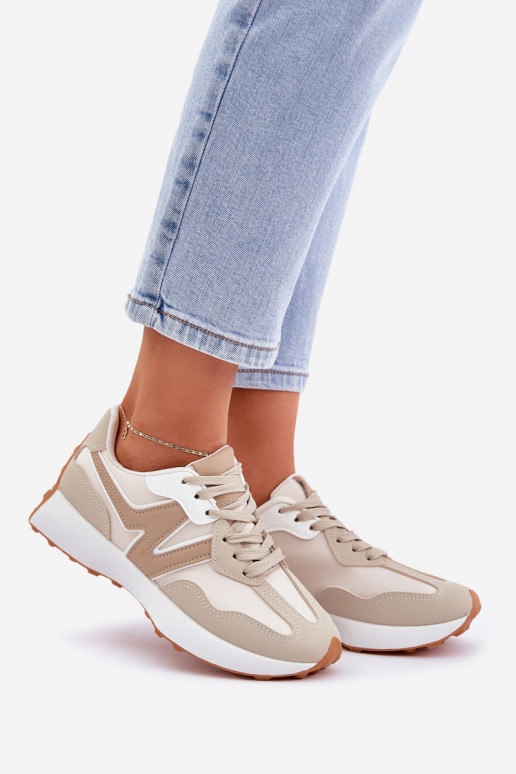 Women's Sports Sneakers Beige Britma Women's Sports Sneakers Beige Britma
