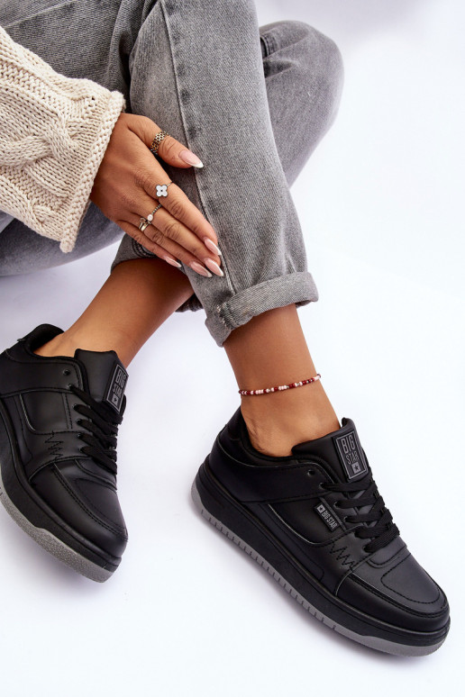 Women's Sporty Sneakers Big Star MM274353 Black