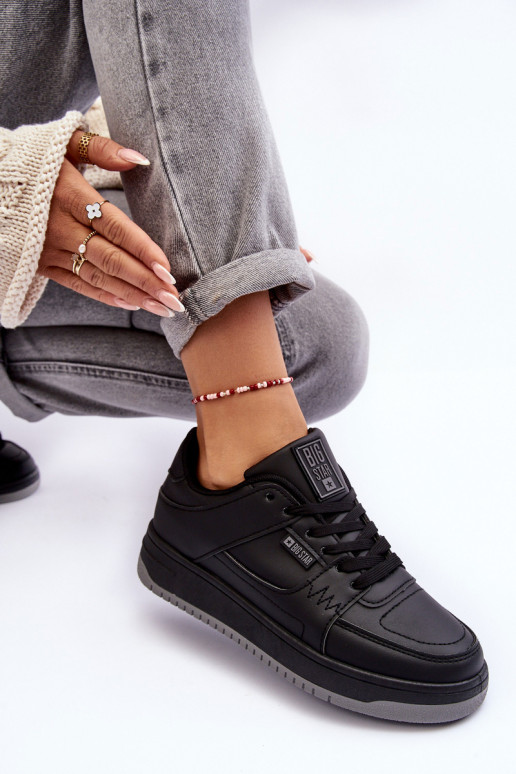 Women's Sporty Sneakers Big Star MM274353 Black