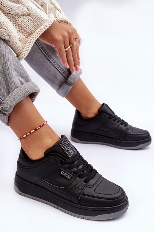 Women's Sporty Sneakers Big Star MM274353 Black