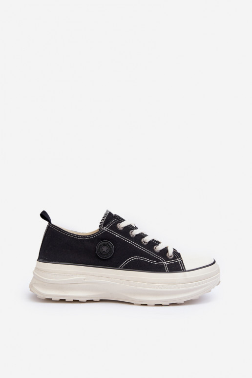 Women's sneakers on a chunky sole Big Star NN274125 Black Women's sneakers on a chunky sole Big Star NN274125 Black