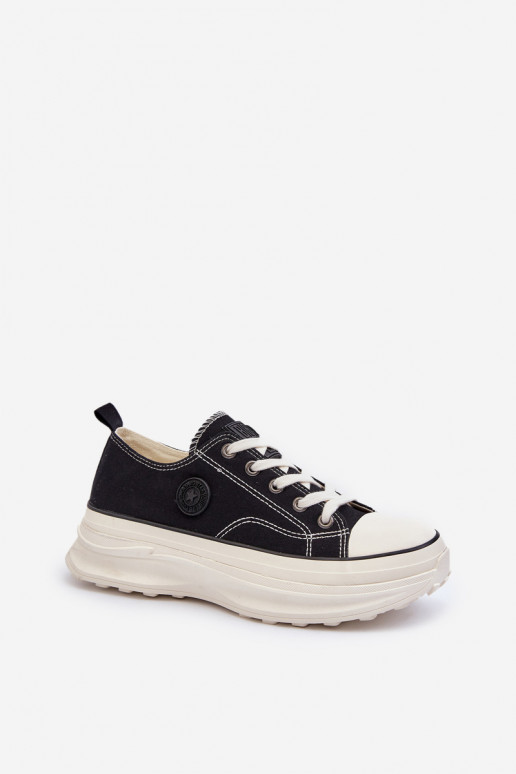 Women's sneakers on a chunky sole Big Star NN274125 Black Women's sneakers on a chunky sole Big Star NN274125 Black