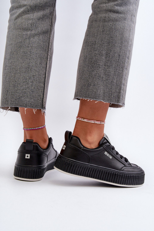 Women's Platform Sneakers Big Star NN274255 Black