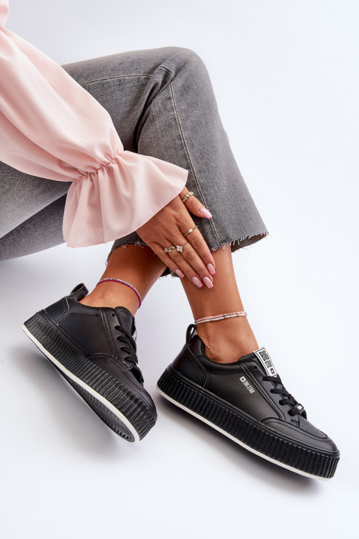 Women's Platform Sneakers Big Star NN274255 Black