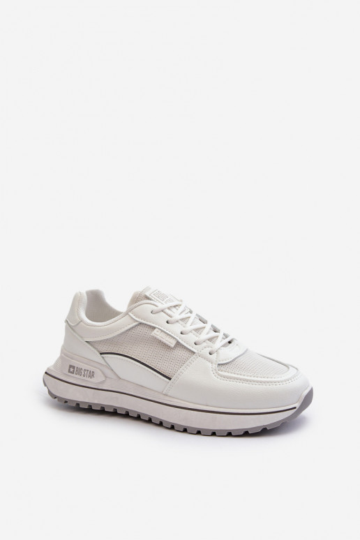 Sneakersy Damskie Big Star NN274A089 Białe Sneakersy Damskie Big Star NN274A089 Białe