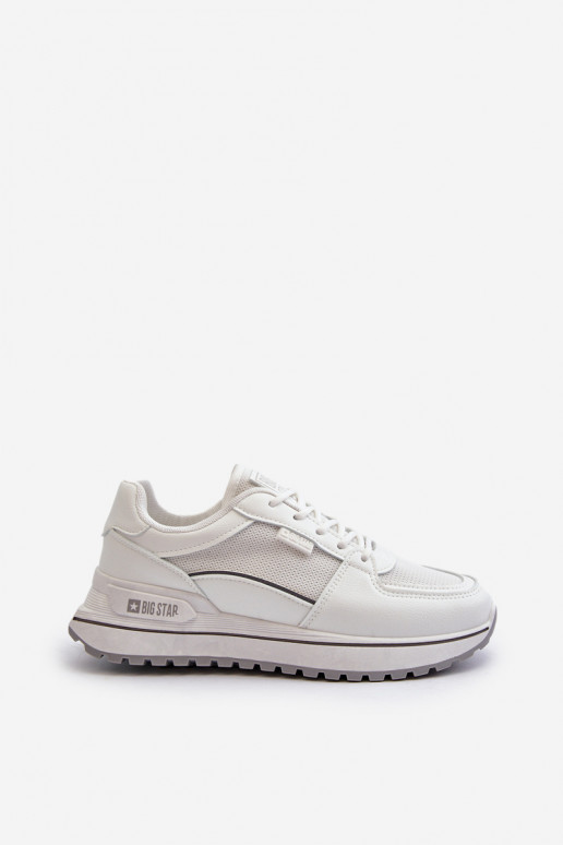 Sneakersy Damskie Big Star NN274A089 Białe Sneakersy Damskie Big Star NN274A089 Białe