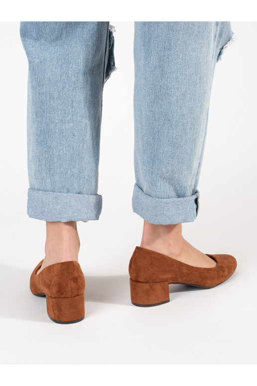 BroInn color of suede High heels on the heel BroInn color of suede High heels on the heel