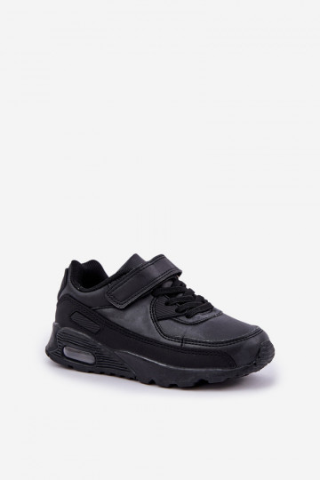 Children's sneakers with velcro in black Krissandra 2