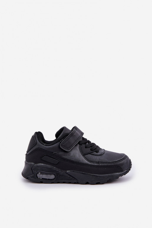Sneakersy Dziecięce Na Rzep Czarne Krissandra