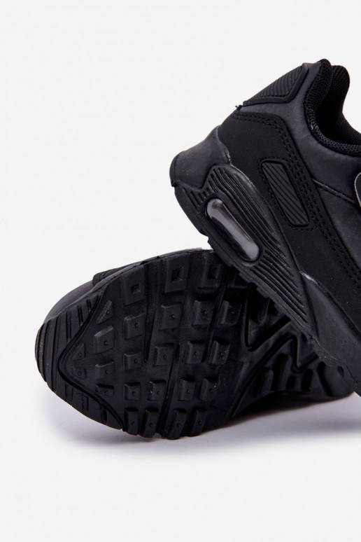 Sneakersy Dziecięce Na Rzep Czarne Krissandra