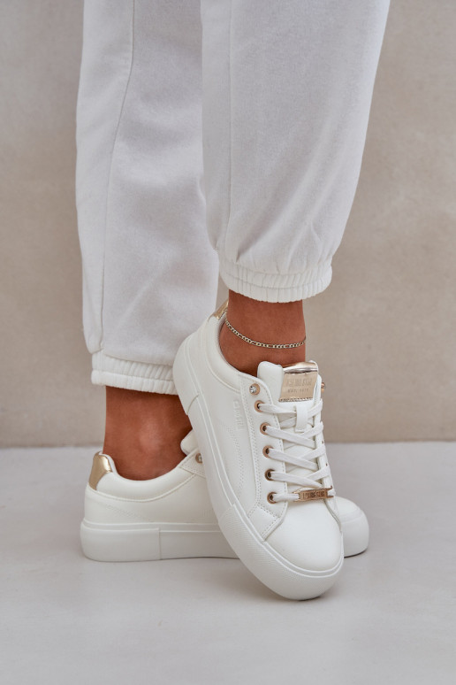 Damskie Sneakersy Big Star NN274211 Białe