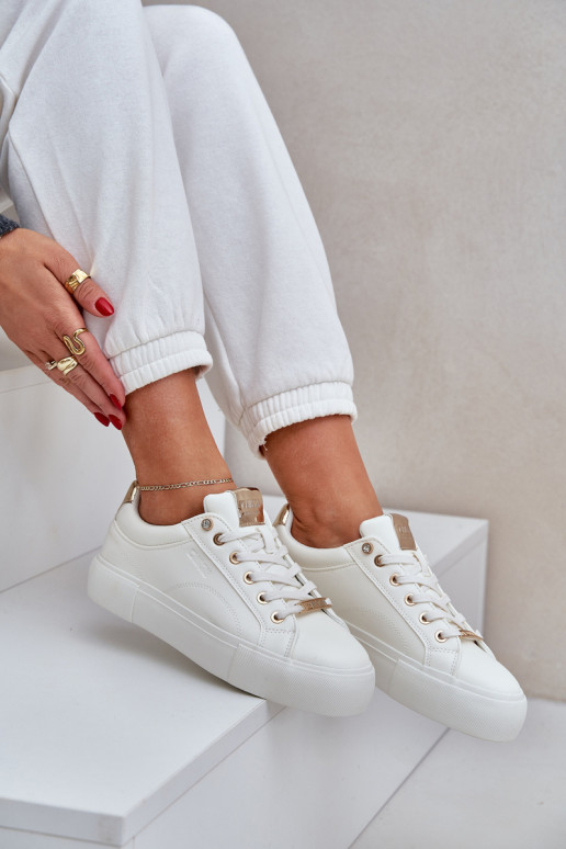 Damskie Sneakersy Big Star NN274211 Białe