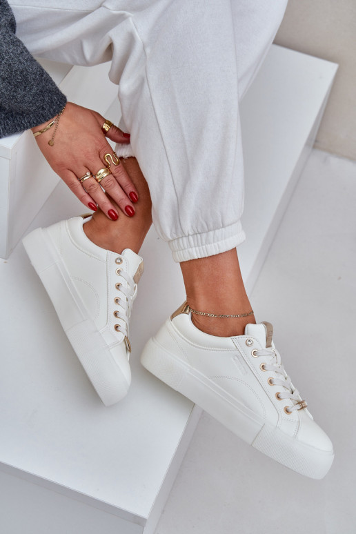 Ladies Sneakers Big Star NN274211 White Ladies Sneakers Big Star NN274211 White