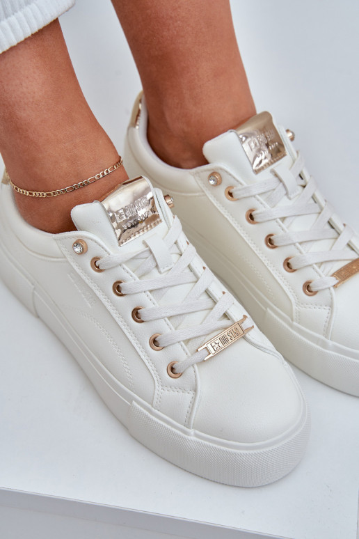 Ladies Sneakers Big Star NN274211 White Ladies Sneakers Big Star NN274211 White