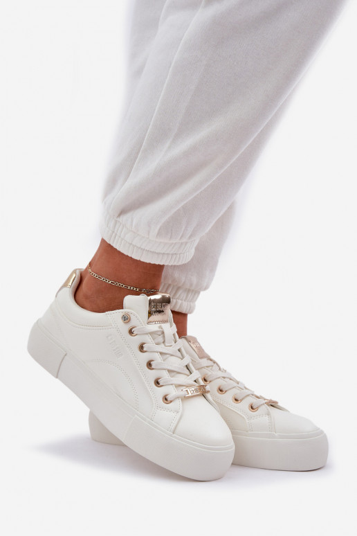 Ladies Sneakers Big Star NN274211 White Ladies Sneakers Big Star NN274211 White