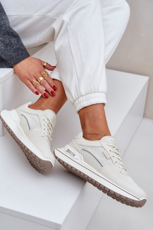 Ladies Sneakers Big Star NN274A088 Light Beige
