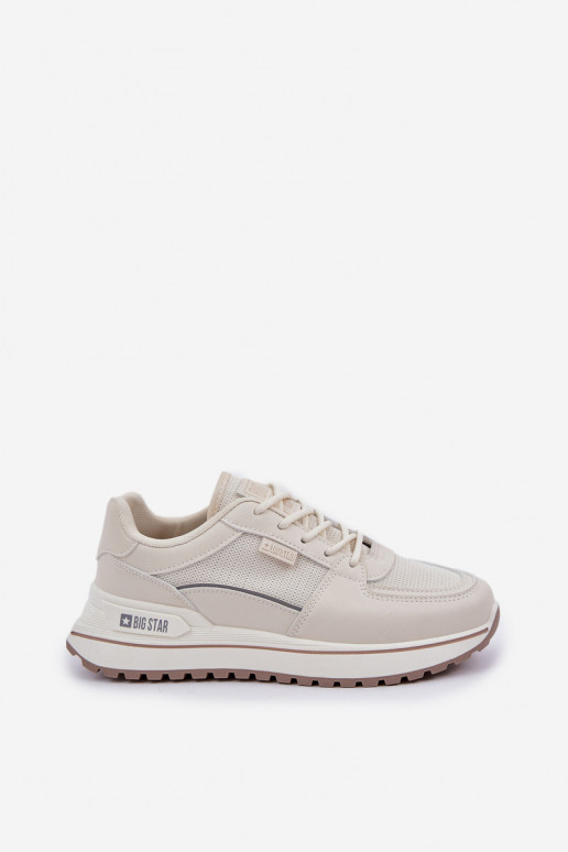Ladies Sneakers Big Star NN274A088 Light Beige