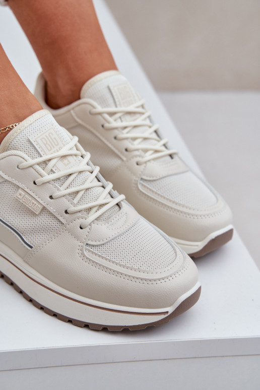 Ladies Sneakers Big Star NN274A088 Light Beige