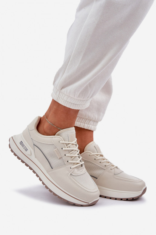 Ladies Sneakers Big Star NN274A088 Light Beige