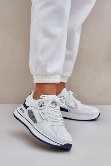 Sports Shoes Sneakers Women Big Star NN274A103 HI-POLY SYSTEM White-Navy 2