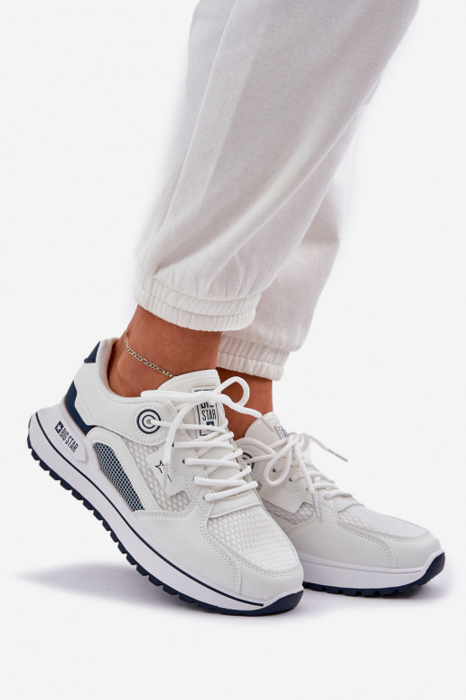 Sports Shoes Sneakers Women Big Star NN274A103 HI-POLY SYSTEM White-Navy